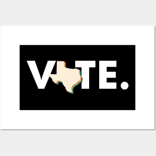 Texas Vote Posters and Art